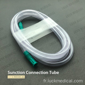 Tube de connexion d&#39;aspiration en plastique en PVC Utilisation unique